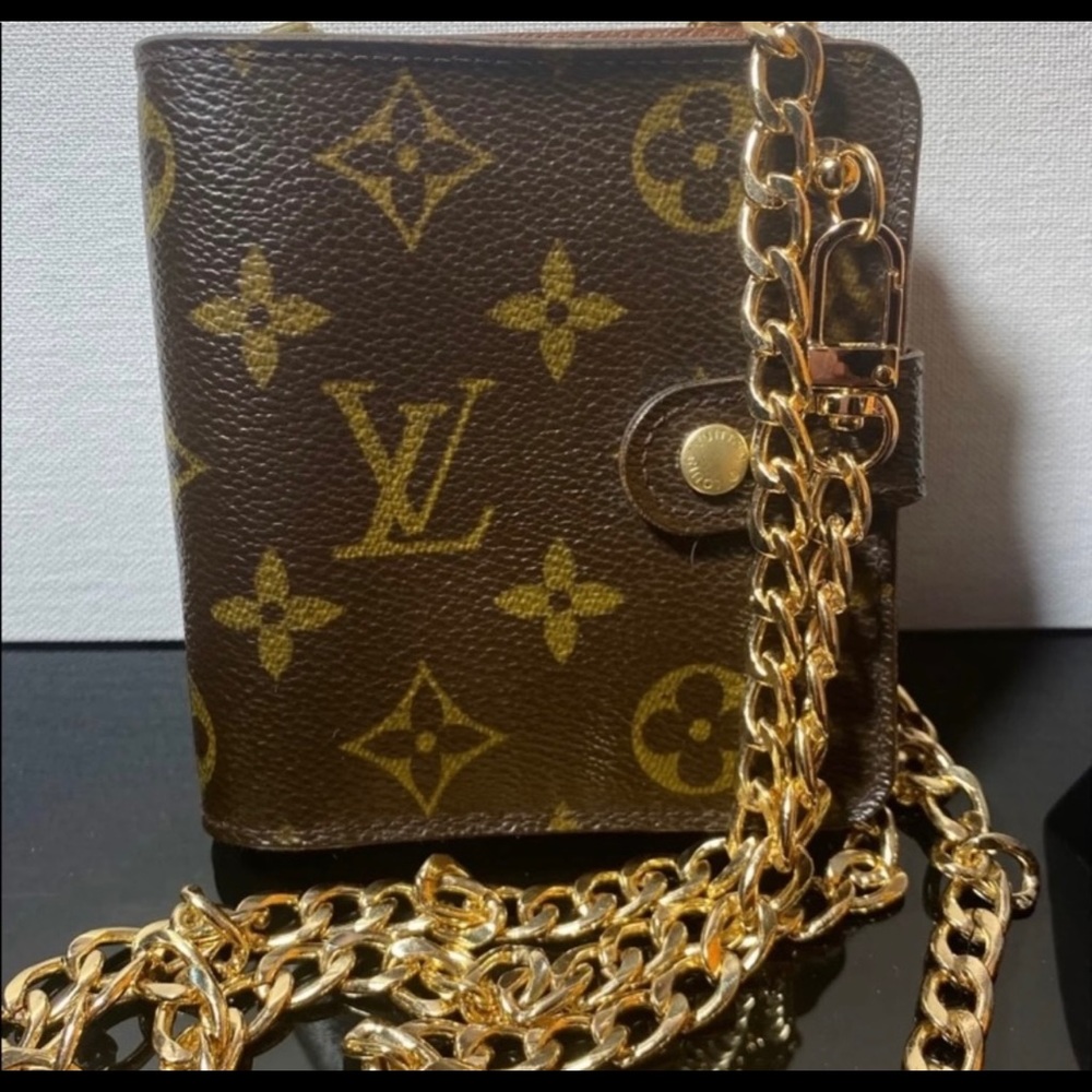 Authentic Louis Vuitton Monogram Compact Wallet